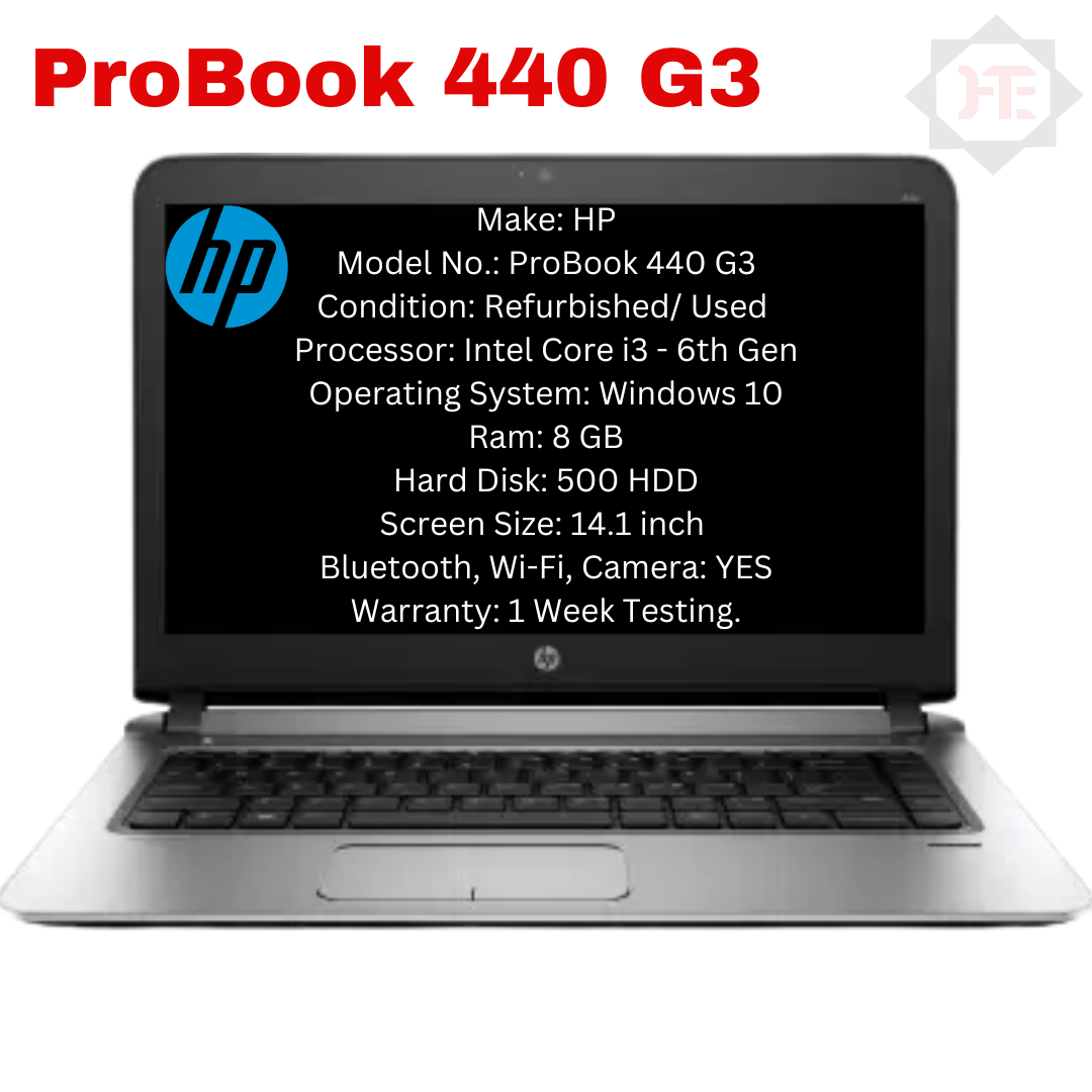 Hp ProBook 440 G3 Refurbished Used Laptop
