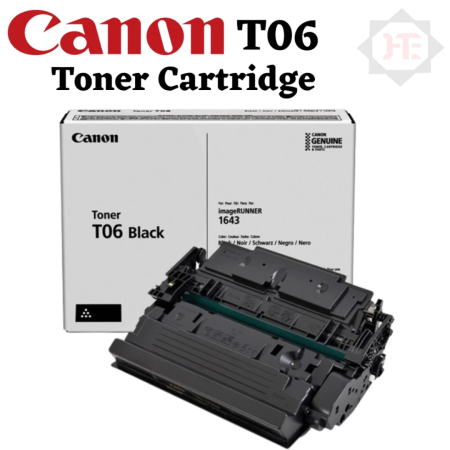 Canon T06 Black Original Toner Cartridge for IR1643, IR1643i, IR1643iF, IR1643P
