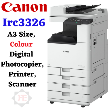 Canon Irc3326 A3 Size, Auto Duplex Colour Digital Photocopier, Printer, Scanner